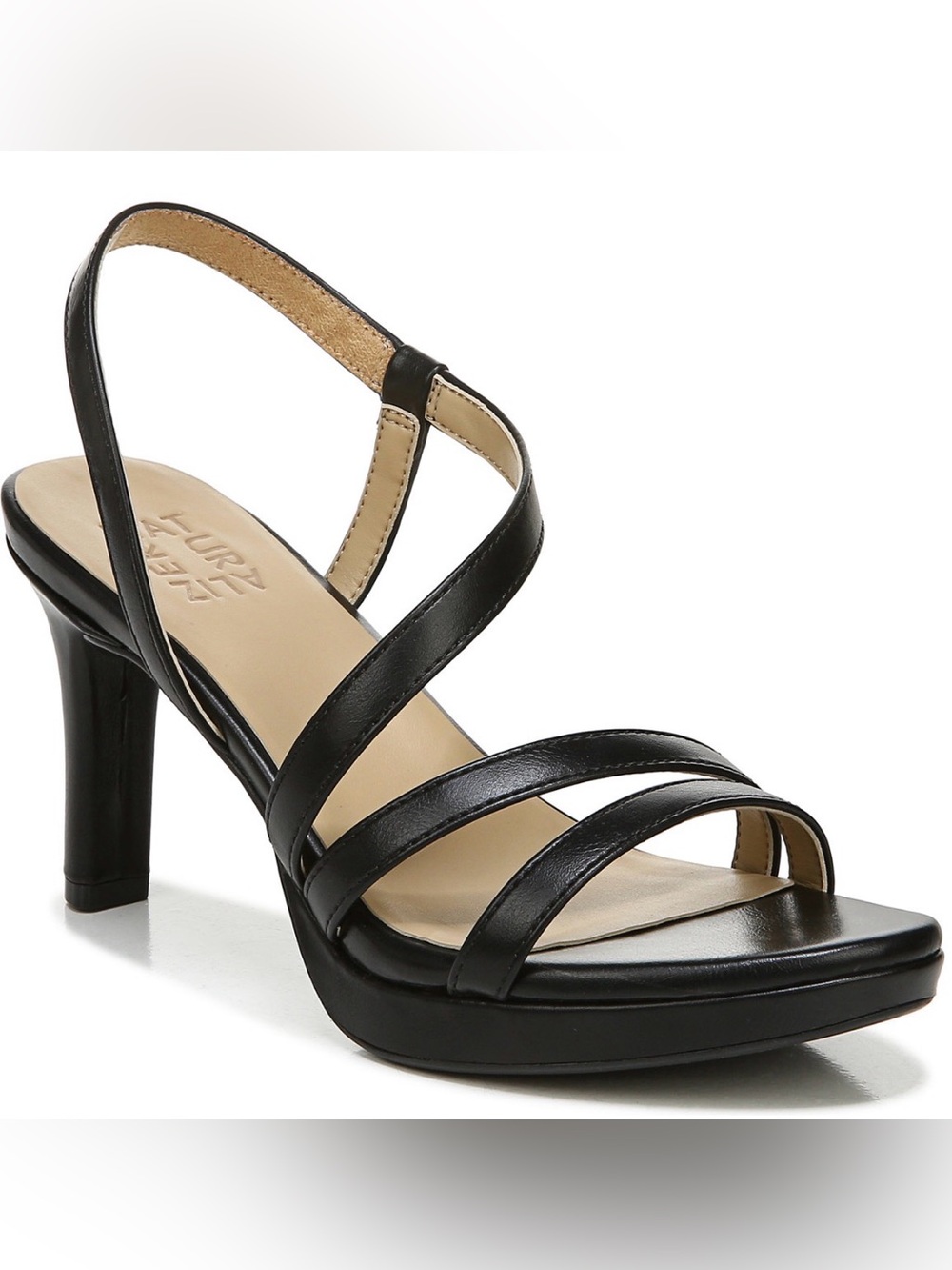 Naturalizer Black Strappy Heeled Sandals - Picture 3 of 12